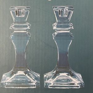 Mikasa Celebrations 2 Crystal Candlesticks